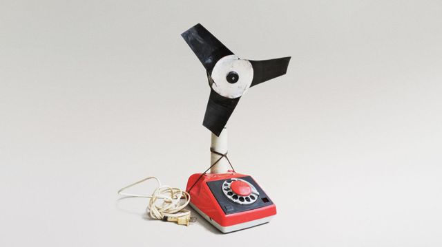 ventilateur soviétique - thème Solar punk